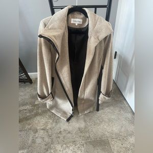 Tan Calvin Klein Jacket Coat